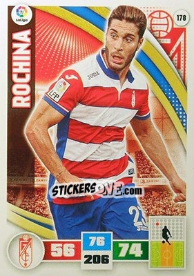 Sticker Rochina - Liga BBVA 2015-2016. Adrenalyn XL n. 178 - Panini
