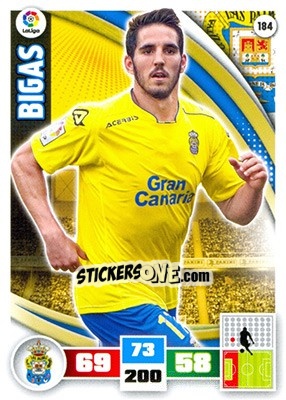 Sticker Bigas - Liga BBVA 2015-2016. Adrenalyn XL n. 184 - Panini