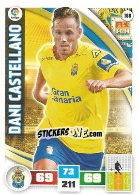 Sticker Dani Castellano - Liga BBVA 2015-2016. Adrenalyn XL n. 188 - Panini