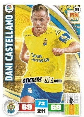 Figurina Dani Castellano - Liga BBVA 2015-2016. Adrenalyn XL - Panini