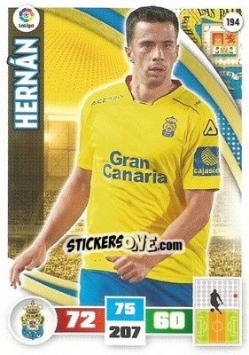 Sticker Hernán - Liga BBVA 2015-2016. Adrenalyn XL - Panini