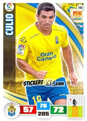 Sticker Culio - Liga BBVA 2015-2016. Adrenalyn XL n. 195 - Panini