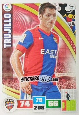 Sticker Trujillo - Liga BBVA 2015-2016. Adrenalyn XL n. 201 - Panini