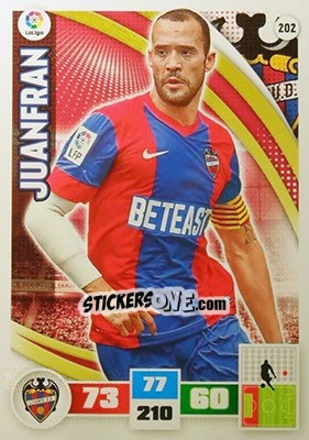 Sticker Juanfran - Liga BBVA 2015-2016. Adrenalyn XL n. 202 - Panini