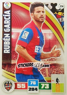 Sticker Rubén García - Liga BBVA 2015-2016. Adrenalyn XL n. 214 - Panini