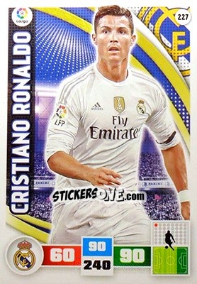 Sticker Cristiano Ronaldo - Liga BBVA 2015-2016. Adrenalyn XL - Panini