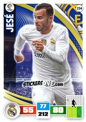 Cromo Jesé - Liga BBVA 2015-2016. Adrenalyn XL n. 234 - Panini
