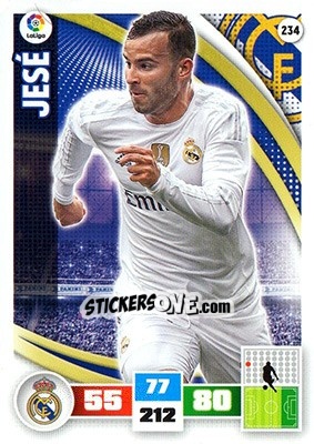 Figurina Jesé - Liga BBVA 2015-2016. Adrenalyn XL - Panini