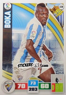 Sticker Boka - Liga BBVA 2015-2016. Adrenalyn XL n. 239 - Panini