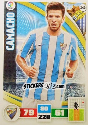 Sticker Camacho - Liga BBVA 2015-2016. Adrenalyn XL n. 240 - Panini