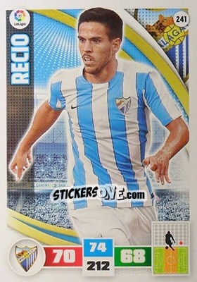 Sticker Recio - Liga BBVA 2015-2016. Adrenalyn XL n. 241 - Panini