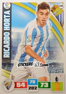 Sticker Ricardo Horta - Liga BBVA 2015-2016. Adrenalyn XL n. 242 - Panini