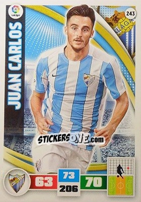 Sticker Juan Carlos - Liga BBVA 2015-2016. Adrenalyn XL n. 243 - Panini