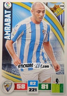 Sticker Amrabat - Liga BBVA 2015-2016. Adrenalyn XL n. 244 - Panini