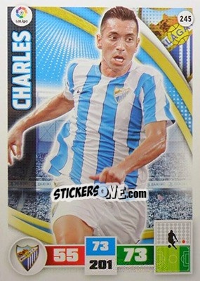 Cromo Charles - Liga BBVA 2015-2016. Adrenalyn XL - Panini