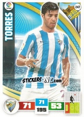 Sticker Torres - Liga BBVA 2015-2016. Adrenalyn XL n. 247 - Panini