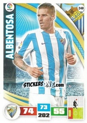 Cromo Albentosa - Liga BBVA 2015-2016. Adrenalyn XL - Panini