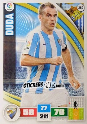 Sticker Duda - Liga BBVA 2015-2016. Adrenalyn XL n. 250 - Panini