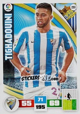 Sticker Tighadouini - Liga BBVA 2015-2016. Adrenalyn XL n. 251 - Panini