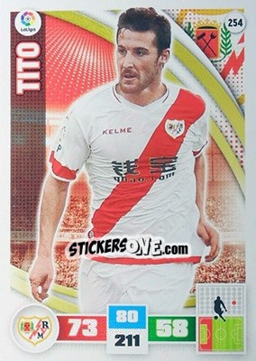 Sticker Tito - Liga BBVA 2015-2016. Adrenalyn XL n. 254 - Panini