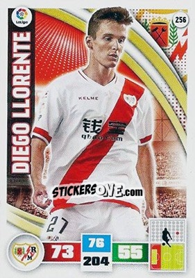Sticker Diego Llorente - Liga BBVA 2015-2016. Adrenalyn XL n. 256 - Panini