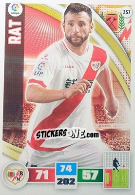Cromo Razvan Rat - Liga BBVA 2015-2016. Adrenalyn XL n. 257 - Panini