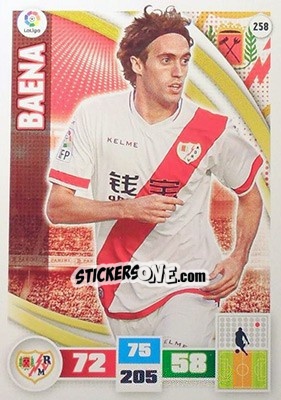 Sticker Baena - Liga BBVA 2015-2016. Adrenalyn XL n. 258 - Panini