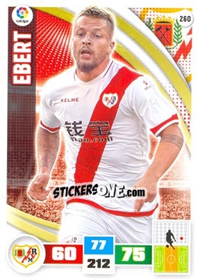 Sticker Ebert - Liga BBVA 2015-2016. Adrenalyn XL n. 260 - Panini
