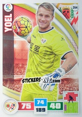 Sticker Yoel - Liga BBVA 2015-2016. Adrenalyn XL n. 264 - Panini
