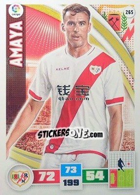 Sticker Amaya - Liga BBVA 2015-2016. Adrenalyn XL n. 265 - Panini