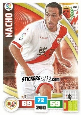 Sticker Nacho - Liga BBVA 2015-2016. Adrenalyn XL n. 266 - Panini