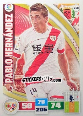 Sticker Pablo Hernández - Liga BBVA 2015-2016. Adrenalyn XL n. 268 - Panini