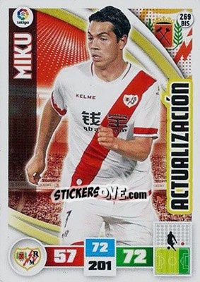 Sticker Miku - Liga BBVA 2015-2016. Adrenalyn XL n. 269bis - Panini