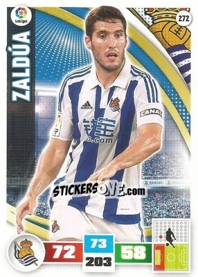 Sticker Zaldúa - Liga BBVA 2015-2016. Adrenalyn XL n. 272 - Panini