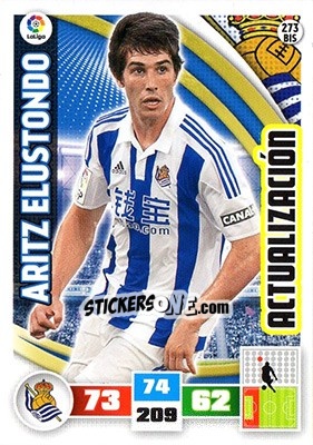 Cromo Aritz Elustondo - Liga BBVA 2015-2016. Adrenalyn XL n. 273bis - Panini