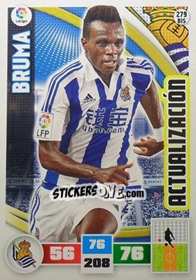 Sticker Bruma - Liga BBVA 2015-2016. Adrenalyn XL n. 279bis - Panini