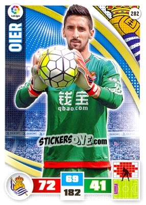 Sticker Oier - Liga BBVA 2015-2016. Adrenalyn XL - Panini