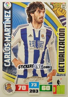 Sticker Carlos Martínez - Liga BBVA 2015-2016. Adrenalyn XL - Panini