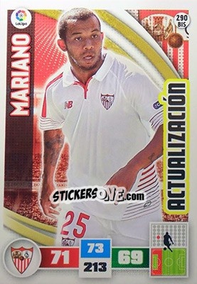 Sticker Mariano - Liga BBVA 2015-2016. Adrenalyn XL n. 290bis - Panini