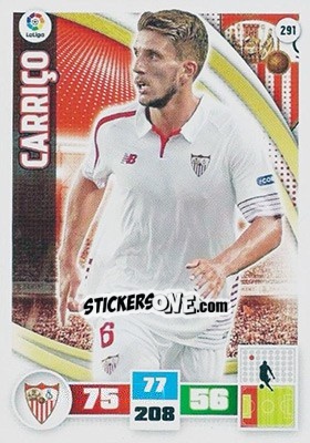Sticker Carriço - Liga BBVA 2015-2016. Adrenalyn XL n. 291 - Panini