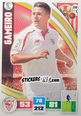 Sticker Gameiro - Liga BBVA 2015-2016. Adrenalyn XL n. 298 - Panini