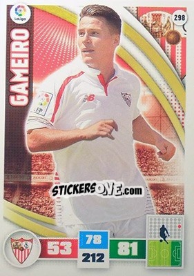 Cromo Gameiro - Liga BBVA 2015-2016. Adrenalyn XL - Panini