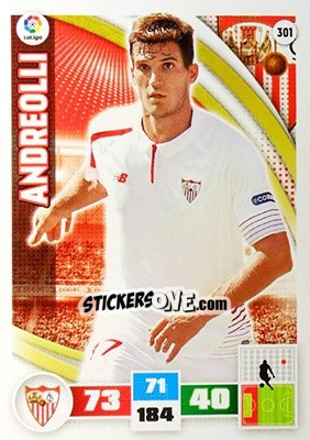 Sticker Andreolli - Liga BBVA 2015-2016. Adrenalyn XL n. 301 - Panini