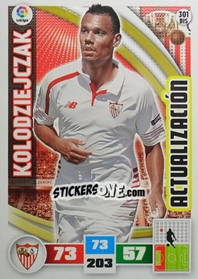 Sticker Kolodziejczak - Liga BBVA 2015-2016. Adrenalyn XL n. 301bis - Panini
