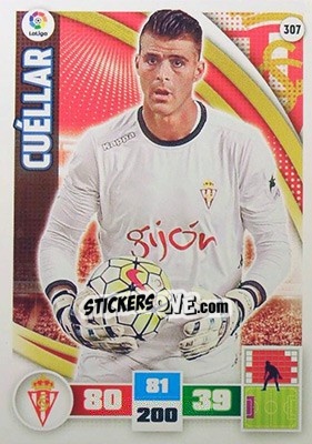 Sticker Cúellar - Liga BBVA 2015-2016. Adrenalyn XL n. 307 - Panini