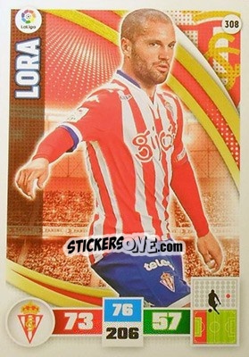 Sticker Lora - Liga BBVA 2015-2016. Adrenalyn XL n. 308 - Panini