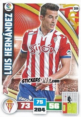 Sticker Luis Hernández - Liga BBVA 2015-2016. Adrenalyn XL n. 309 - Panini