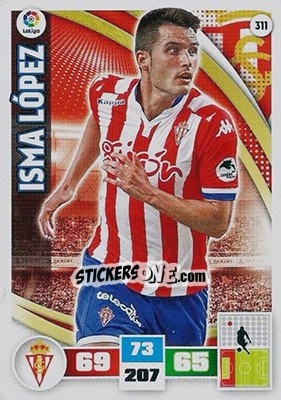 Cromo Isma López - Liga BBVA 2015-2016. Adrenalyn XL - Panini