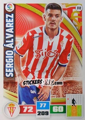 Sticker Sergio Álvarez - Liga BBVA 2015-2016. Adrenalyn XL n. 312 - Panini