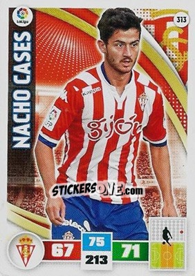 Sticker Nacho Cases - Liga BBVA 2015-2016. Adrenalyn XL n. 313 - Panini